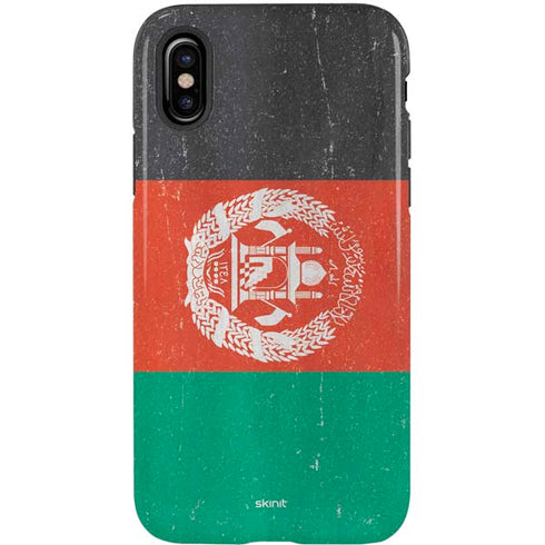 Afghanistan Flag Distressed iPhone XS Pro Case
